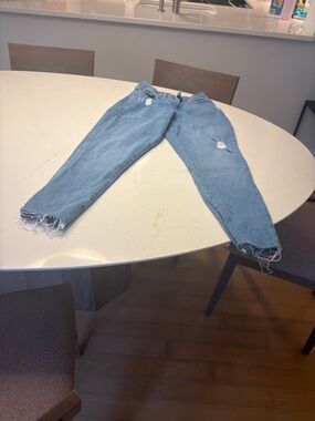 Old Navy Light Blue Distressed Denim Jeans